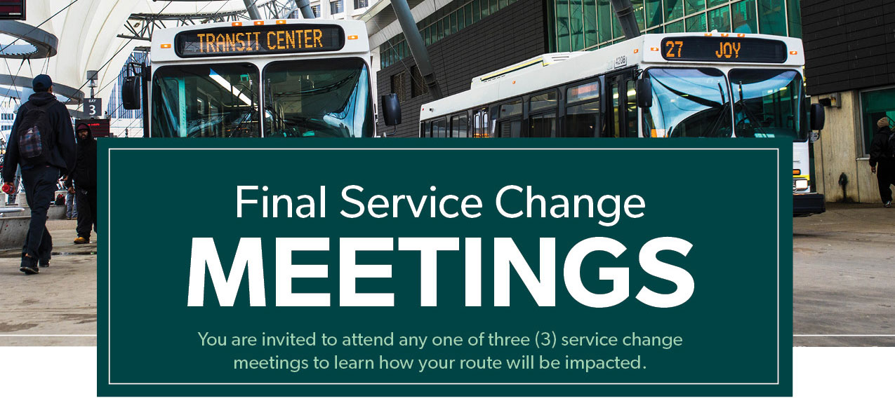 Final Service Change Meeting