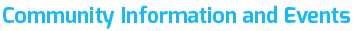 Community Information & Events