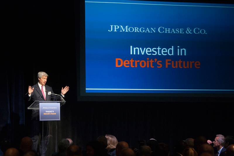 JPMorgan Chase & Co. Announces $100 Million Commitment to Support Detroit's Economic Recovery