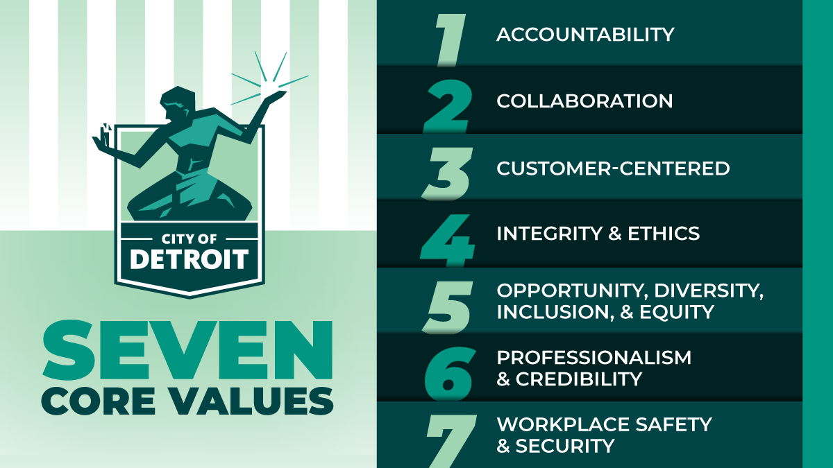 City of Detroit Core Values