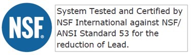 NSF Filter logo - NSF/ANSI Standard 53