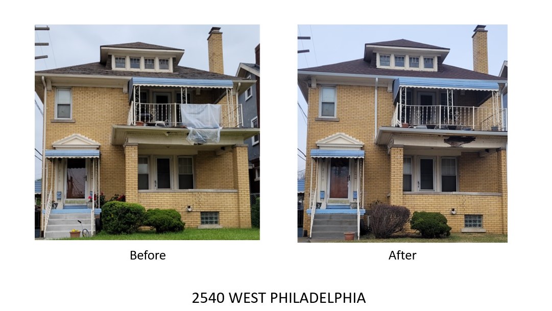 Renew Detroit before and after W. Philadelphia