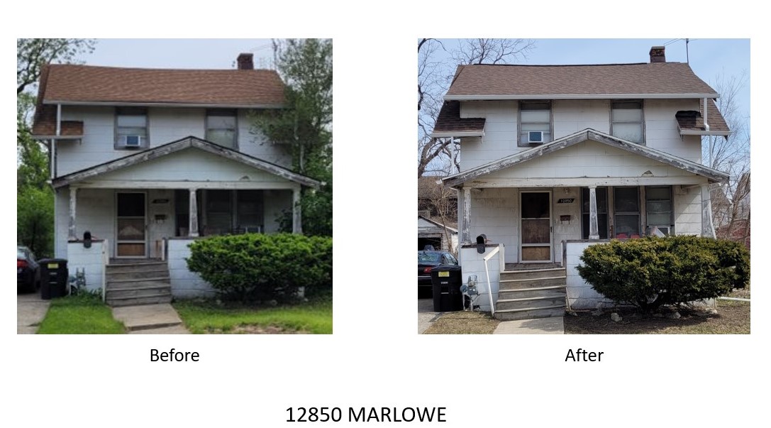Renew Detroit Marlow before and after