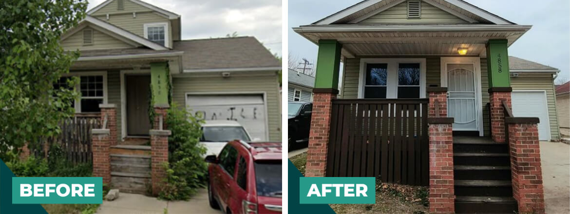 Fox Creek Home Before and After