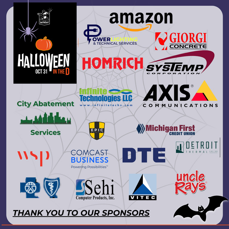 Sponsors - Halloween in the D