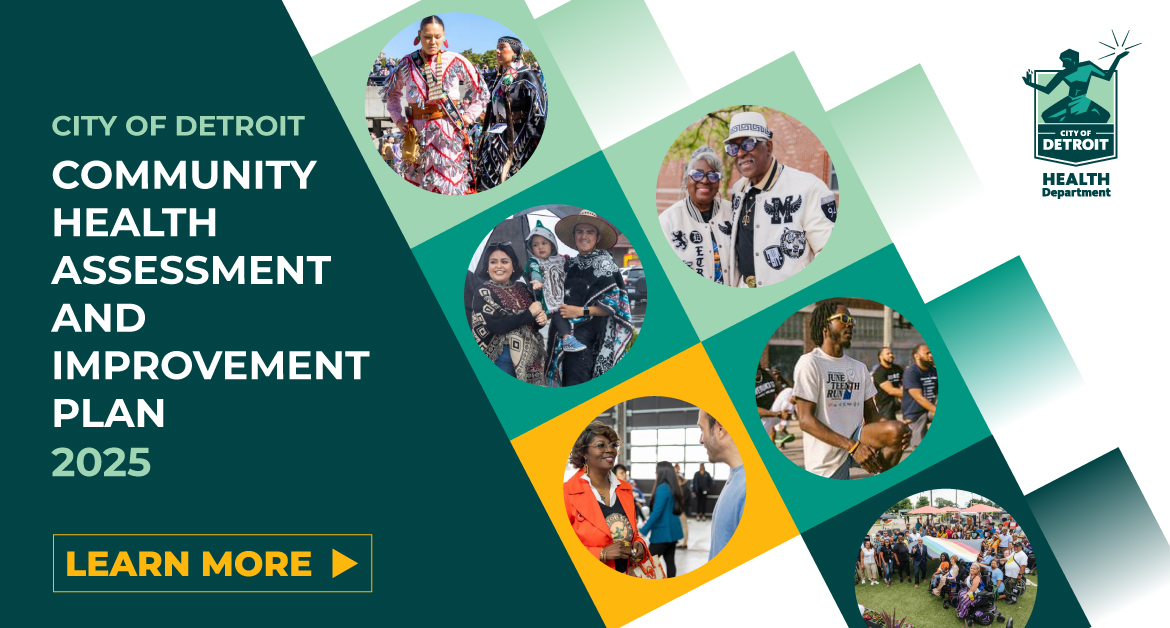 Graphic that reads "COMMUNITY HEALTH ASSESSMENT AND IMPROVEMENT PLAN 2025"