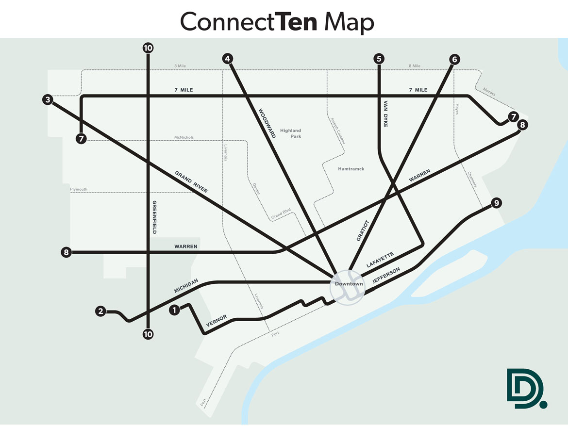 Connect Ten Route Map